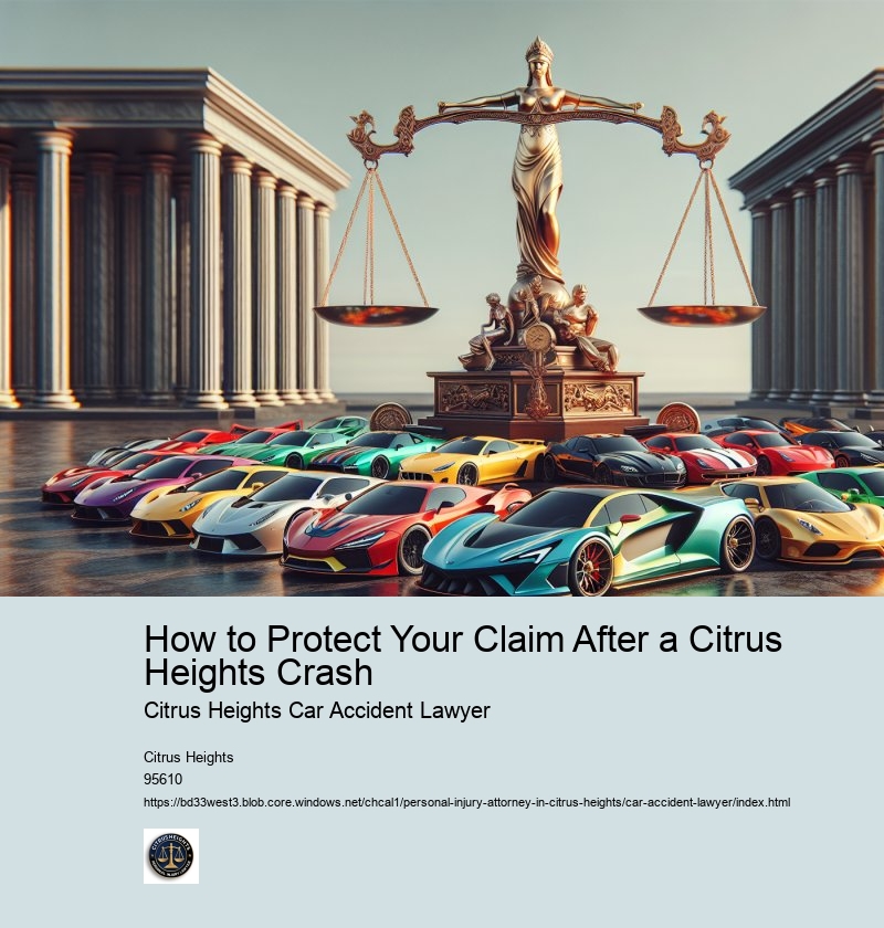 How to Protect Your Claim After a Citrus Heights Crash